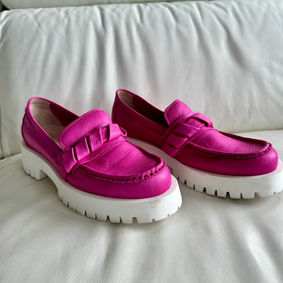 Mix Mooz hot pink Loafers sz 9 - Picture 3 of 8